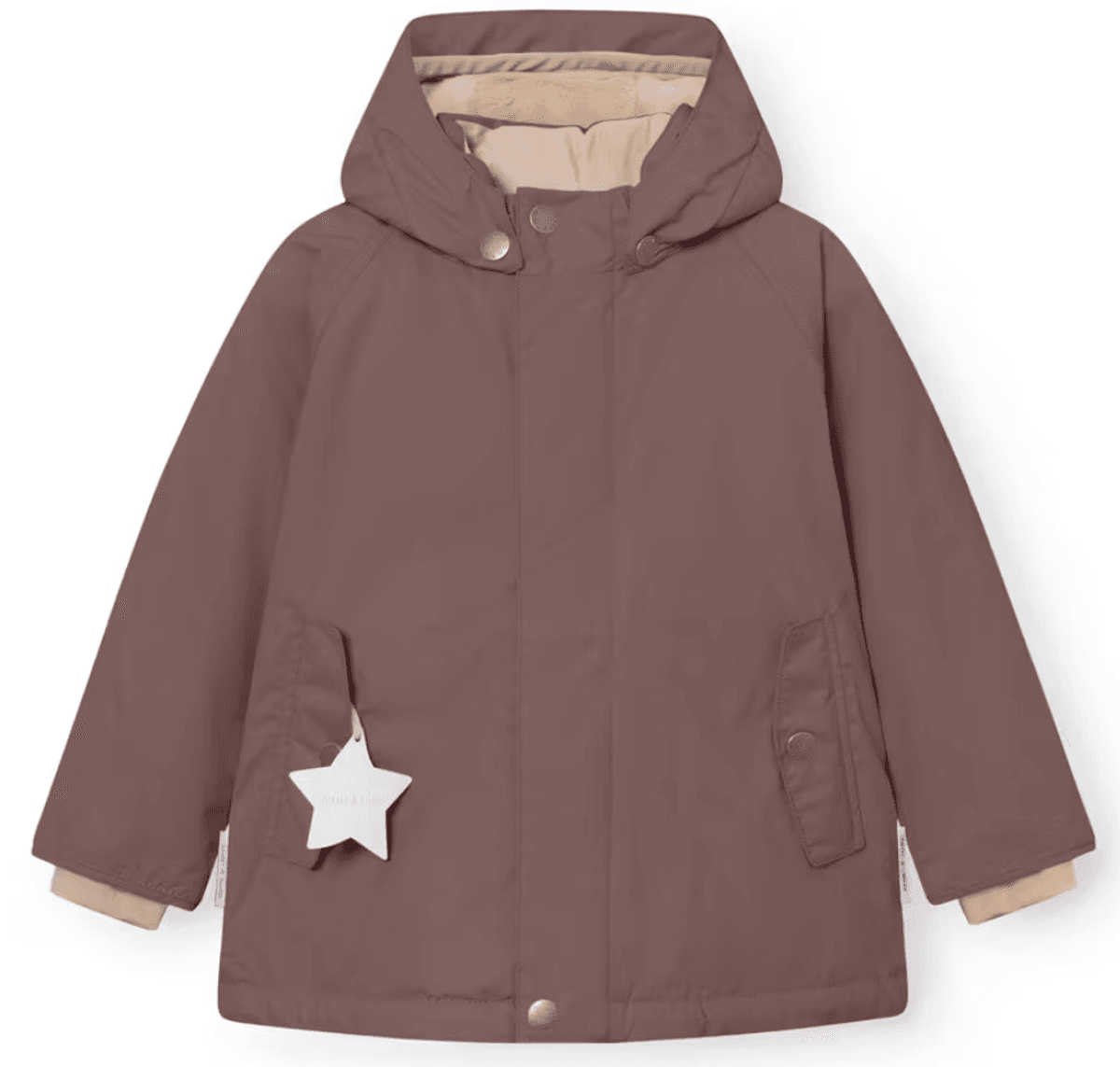 Miniature Jakke MATWALLY fleece lined peppercorn plum