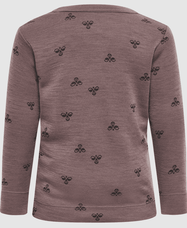 Hummel genser ull mini twilight mauve