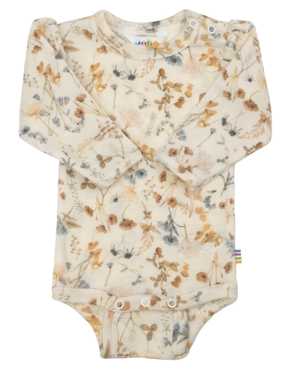 Joha body ull flora offwhite
