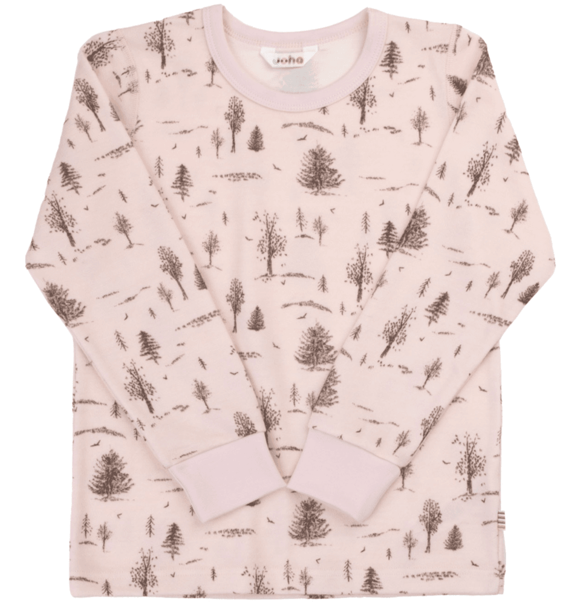 Joha Genser ull/bambus Forest light pink 