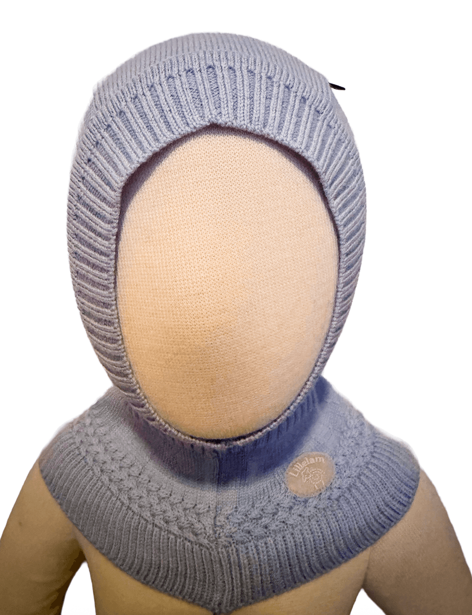 Lillelam Finlandshette classic ull himmelblå